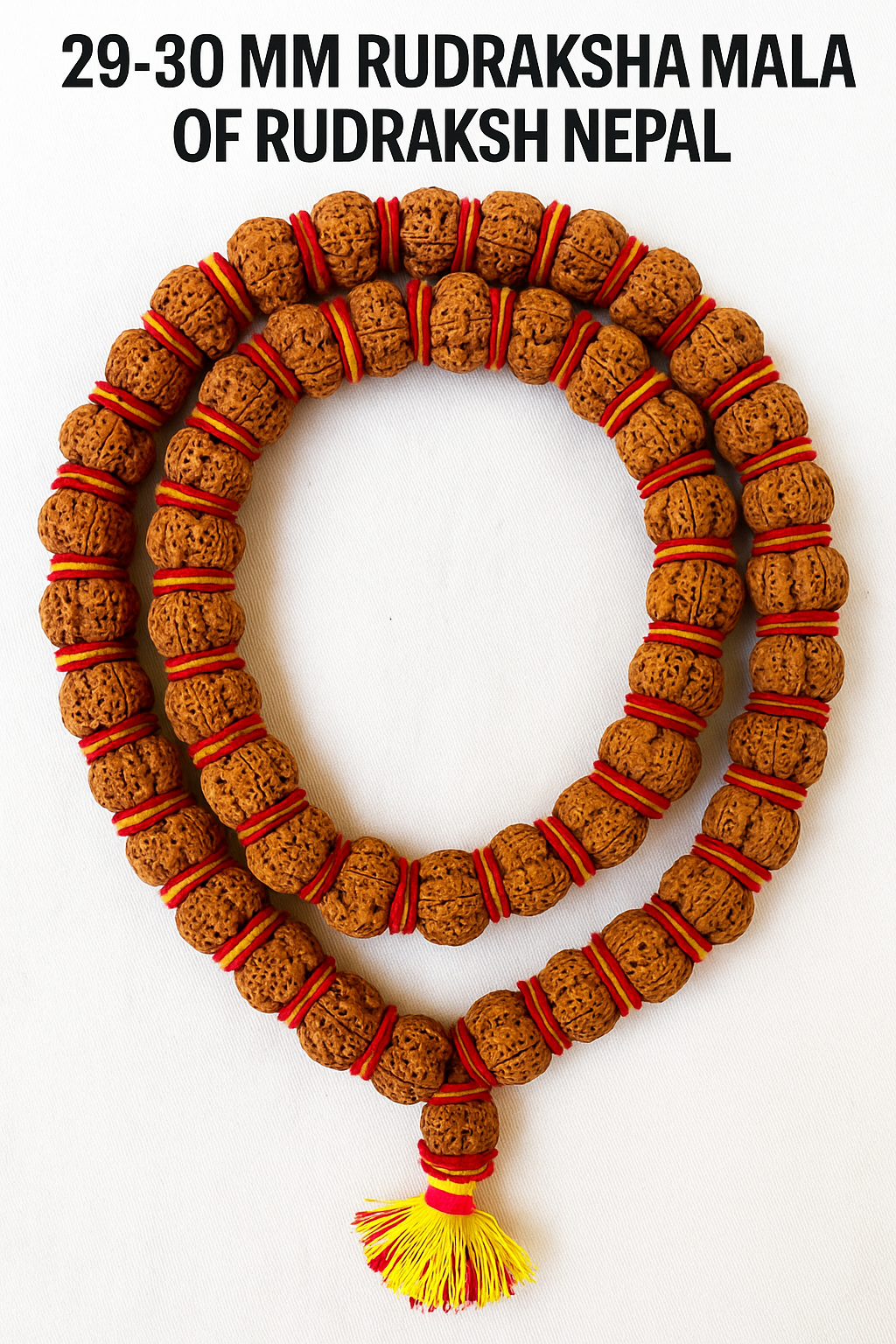 Rudraksha premium beads mala